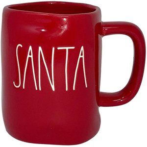 Rae Dunn Red Santa Mug